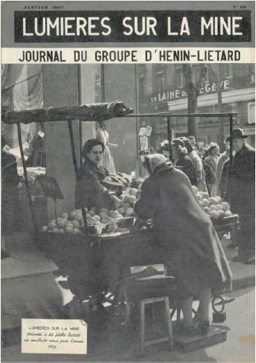 Lumières sur la mines - couverture du N°69 de janvier 1957