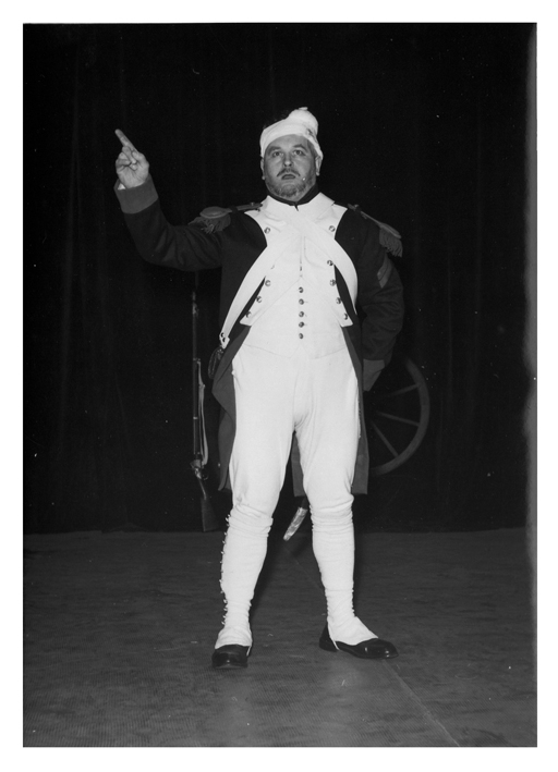 Roger Aliquot déclamant le poème de Victor Hugo l'expiation