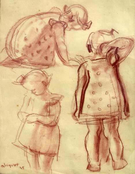 Portraits de Raphale Aliquot - 1945 