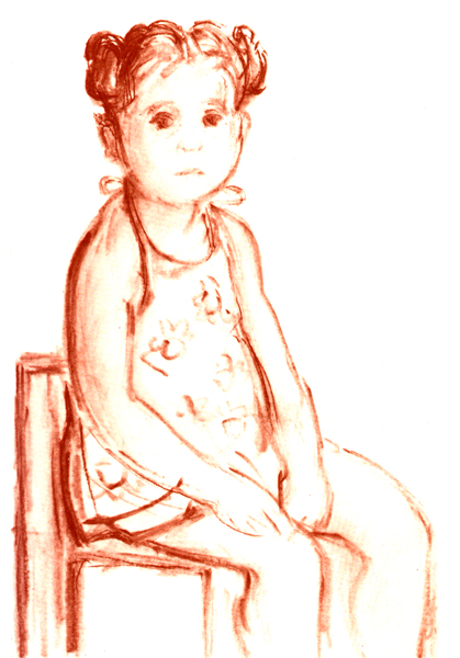 Portrait de Cline Dauguet - 1974