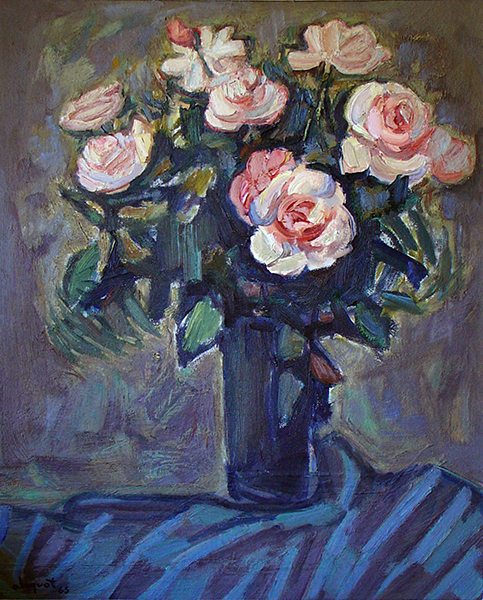 Nature morte  l'aiguire en tain - 1965