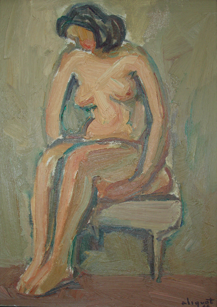 Nu assis - 1966