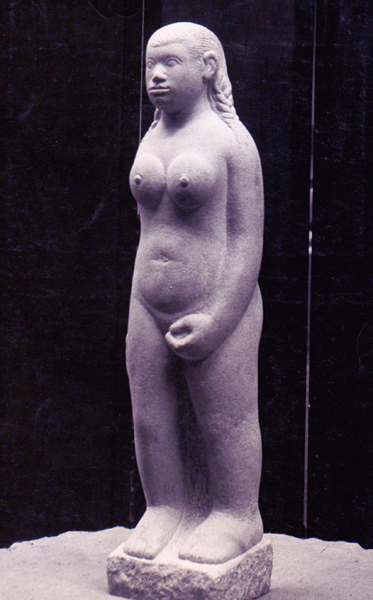 Jeune fille - grès - années 60