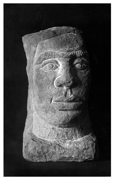 Tête d'homme (1) - granit - années 60