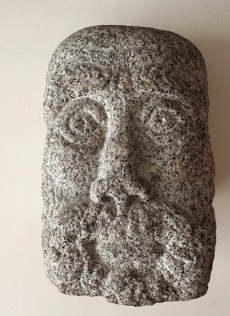 Tête d'homme (2) - granit - années 60
